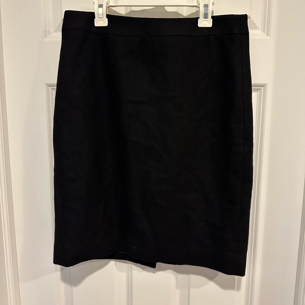 J Crew Wool Pencil Skirt Size 4
